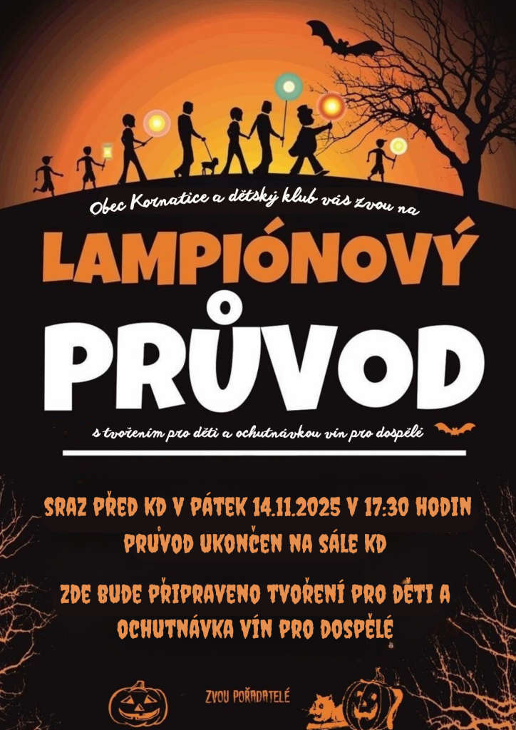 Lampionový průvod Kornatice 2025