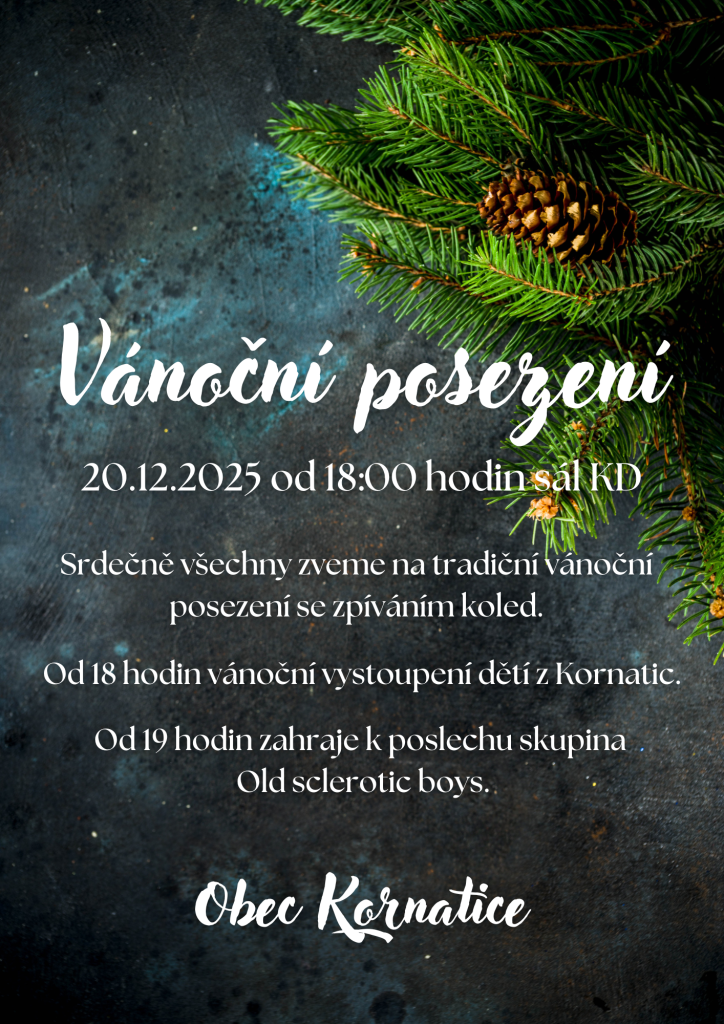 Vánoční posezení Kornatice 2025