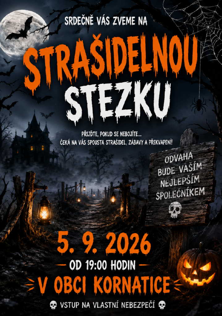 Strašidelná stezka Kornatice 5.9.2026