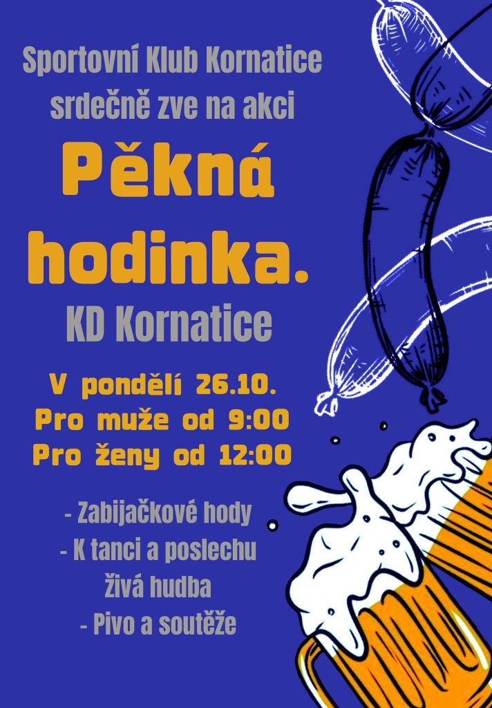 Pěkná hodinka Kornatice 26.10.2026