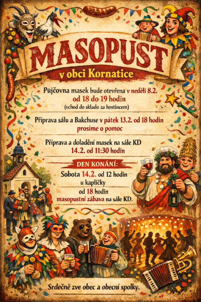 Masopust Kornatice 2026