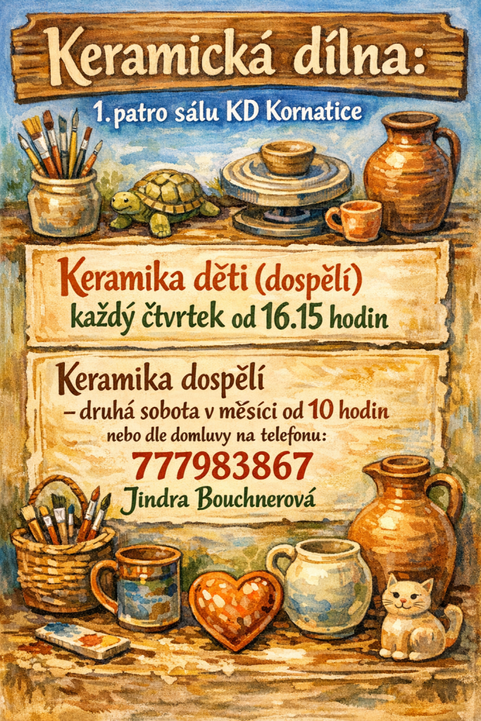 Kroužek keramiky Kornatice 2026