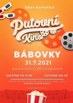 Putovní kino Bábovky plakát